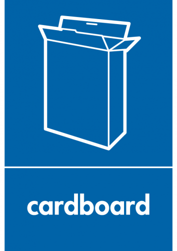 Recycling Sticker - Cardboard (WRAP Compliant)