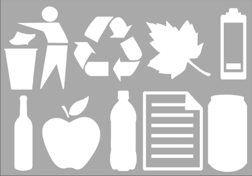 Recycling Symbols - A4 Sheet
