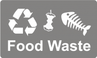 Recycling Sticker - Food Waste