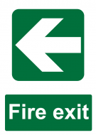 Fire Exit Direction - Left