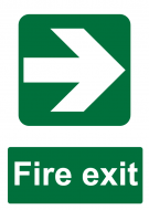 Fire Exit Direction - Right